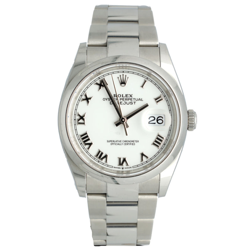 Rolex Datejust 36 White/Roman dial Ref. 126200 2