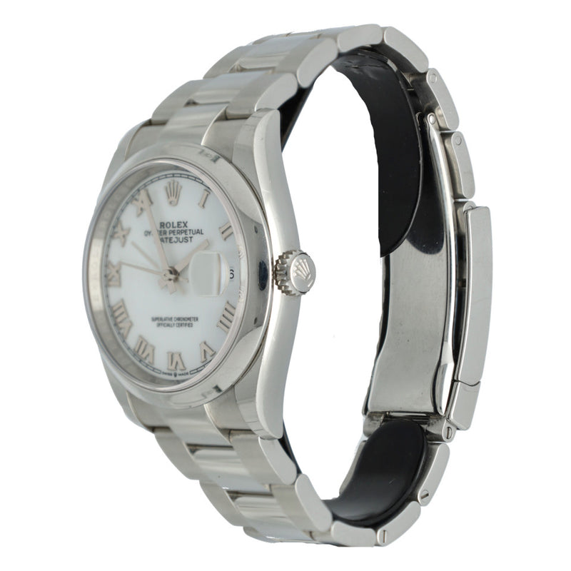 Rolex Datejust 36 White/Roman dial Ref. 126200 3