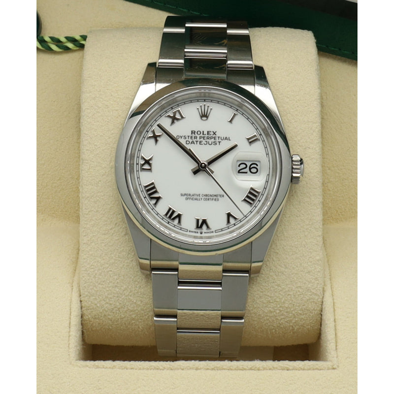 Rolex Datejust 36 White/Roman dial Ref. 126200 7