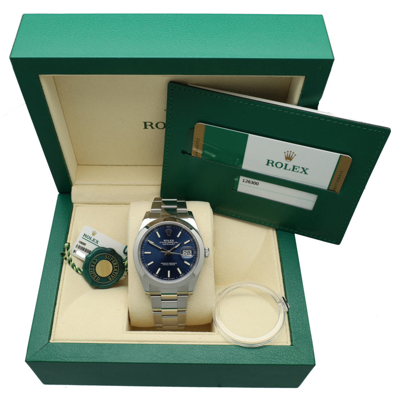 Rolex Datejust 41 'Blue Index' Ref. 126300 7
