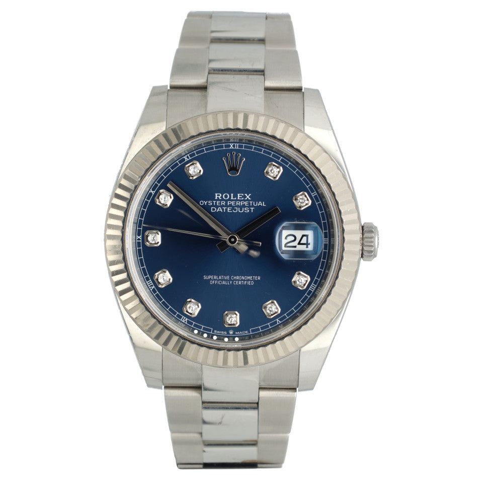 Rolex Datejust 41 Ref.126334 Blue/Diamonds 2