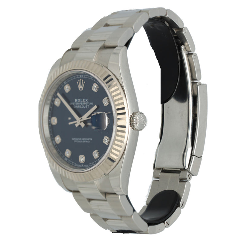 Rolex Datejust 41 Ref.126334 Blue/Diamonds 3