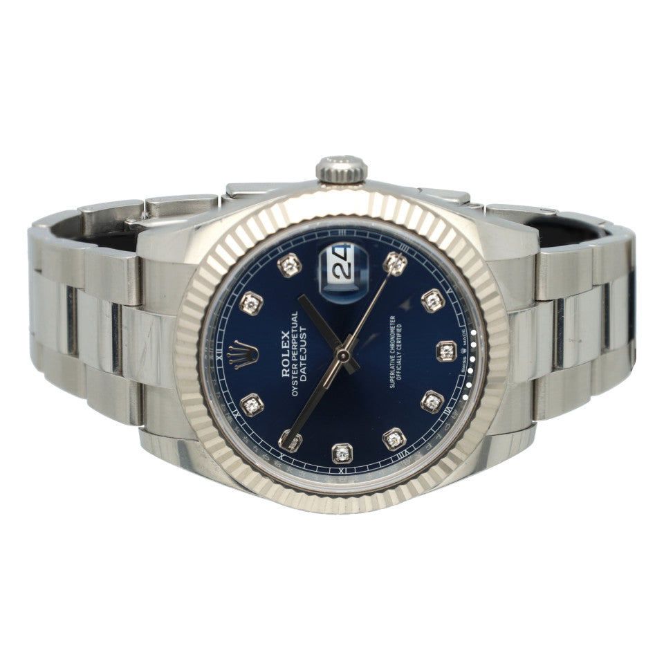 Rolex Datejust 41 Ref.126334 Blue/Diamonds 4