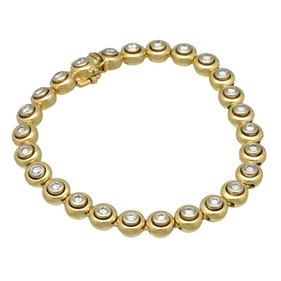 18Krt gouden Tennis armband 2.6Ct. Briljant