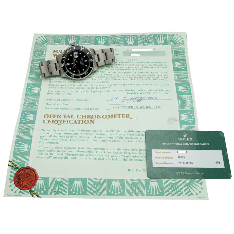 Rolex Submariner Date Ref.16610 Swiss Only 6