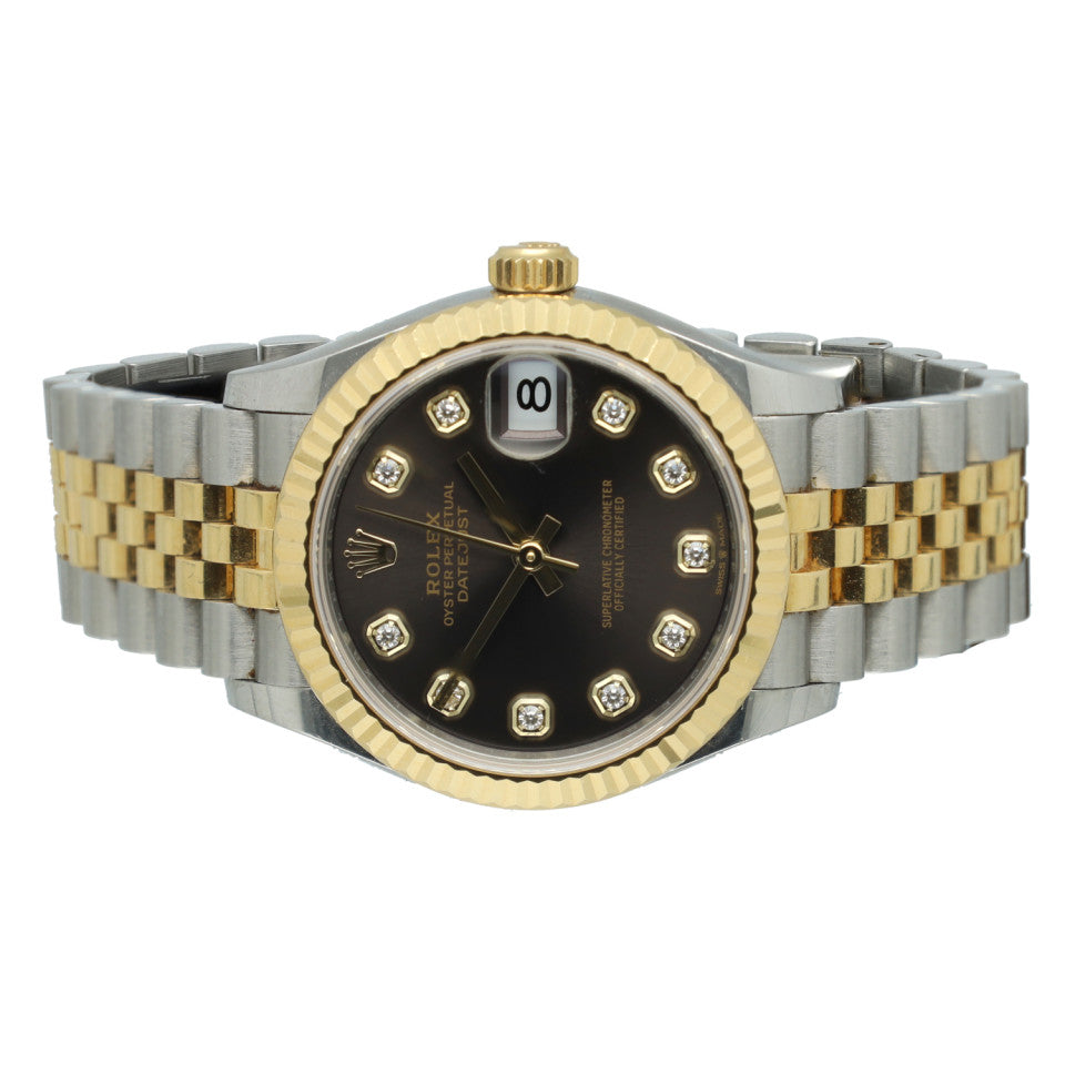 Rolex Datejust 31 Grey/Diamond Index Ref. 278273 5