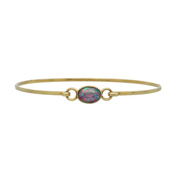 Vintage 14 Krt gouden Armband met Opaal