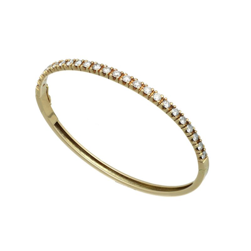 14 Krt Bangle Armband met Briljant 1.61 Ct 2