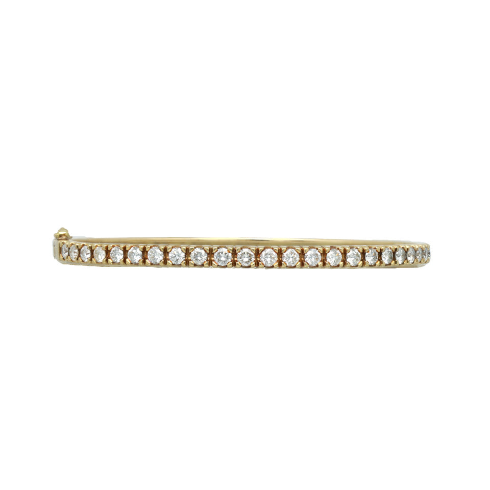 14 Krt Bangle Armband met Briljant 1.61 Ct 4
