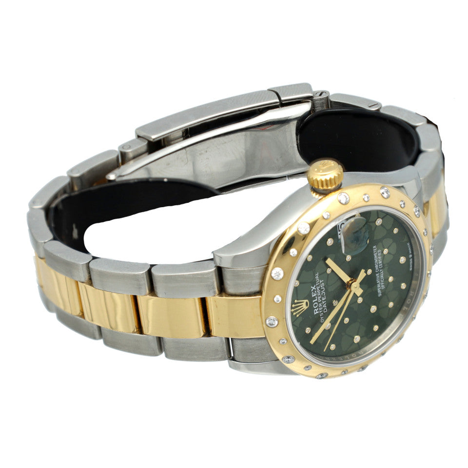 Rolex Datejust 31 GreenDiamond/Flower Dial 3