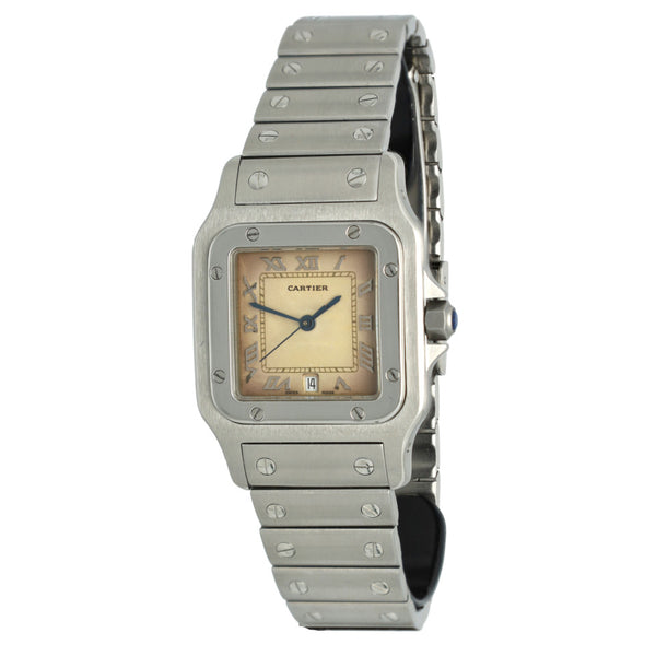 Cartier Santos Galbee "Brown Patina"