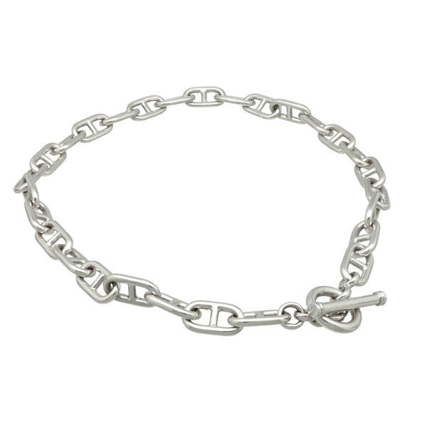 18 Krt Witgouden Collier 55 cm