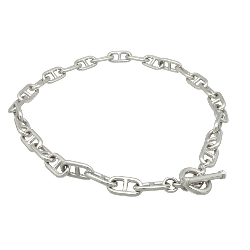 18 Krt Witgouden Collier 55 cm 1