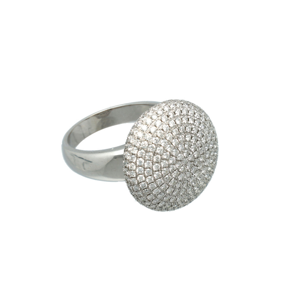 14 Krt Witgouden Briljant ring 2.00 Ct 1
