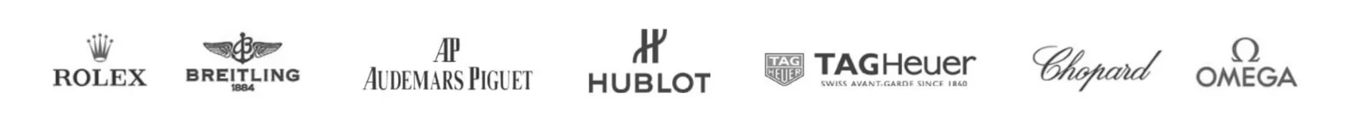 Exclusieve horlogemerken - Rolex, Breitling, Audemars Piguet, Hublot, Tag Heuer, Chopard, Omega