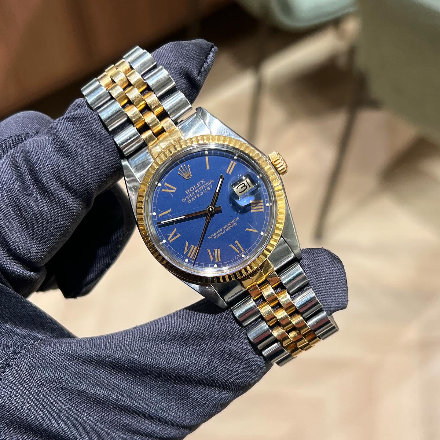 Rolex Datejust Blue