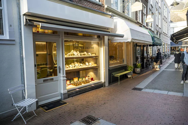 Vitrine met collectie