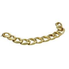 14 krt Geelgouden gourmetschakel armband