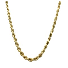 14 krt Gouden Koordcollier 47 cm