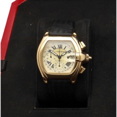 Cartier Roadster 18K.Goud Chronograaf