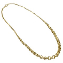 14 Krt Gouden Jasseron Collier