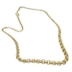 14 Krt Gouden Jasseron Collier