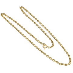 Massief gouden 18 Krt Anker Collier