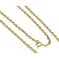 Massief gouden 18 Krt Anker Collier