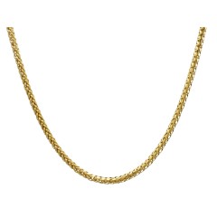 18 Krt gouden Vossestaart Collier.