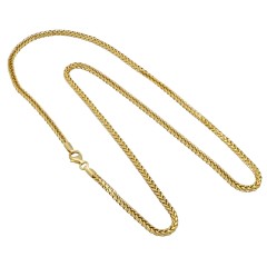 18 Krt gouden Vossestaart Collier.