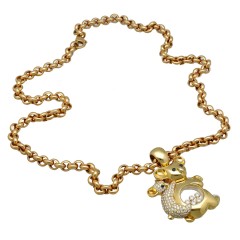 18 Krt Chopard collier/hanger  (gereserveerd)