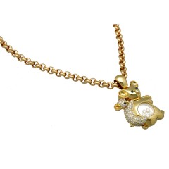 18 Krt Chopard collier/hanger  (gereserveerd)