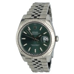 Rolex Datejust 41 Mint Green Dial Jubilee 2023