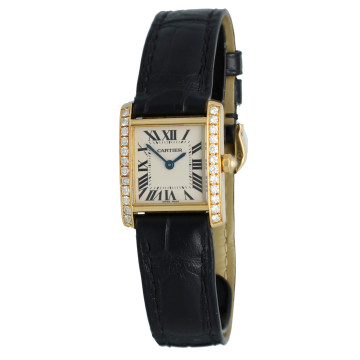 Cartier Tank Francaise Ref.2385.Factory set Diamant