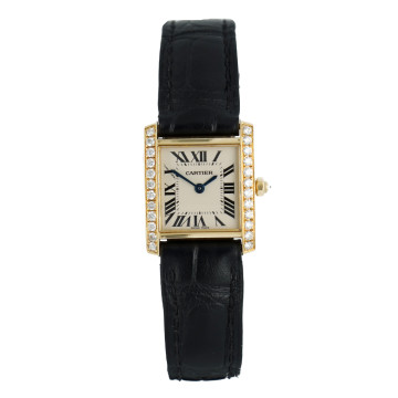 Cartier Tank Francaise Ref.2385.Factory set Diamant