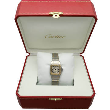 Cartier Santos Galbee Goud/Staal Ref.1567