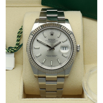 Rolex Datejust 41 Ref.126334 Zilver Index