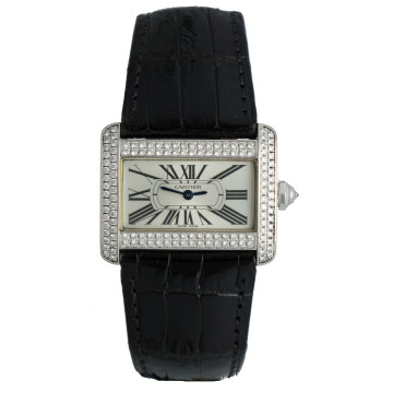 Cartier Tank Divan Factory Diamonds Ref. 2613